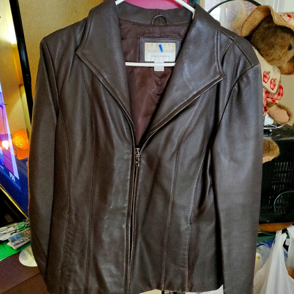 Leather jacket